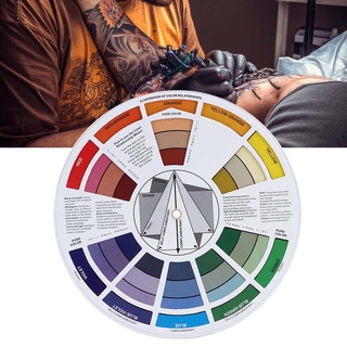 ภาพหน้าปกสินค้าTattoo Ink Color Wheel  สีล้อหลากสี 5.5 นิ้วสําหรับงานศิลปะสไตล์ธุรกิจ ที่เกี่ยวข้อง
