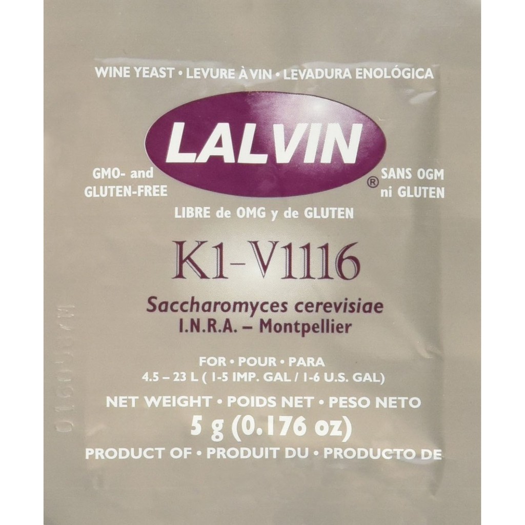 ภาพสินค้ายีสต์หมักไวน์ ทำไวน์ LALVIN 71B/ 71B-1122 EC-1118 K1V-1116 จากร้าน lastonez บน Shopee ภาพที่ 3