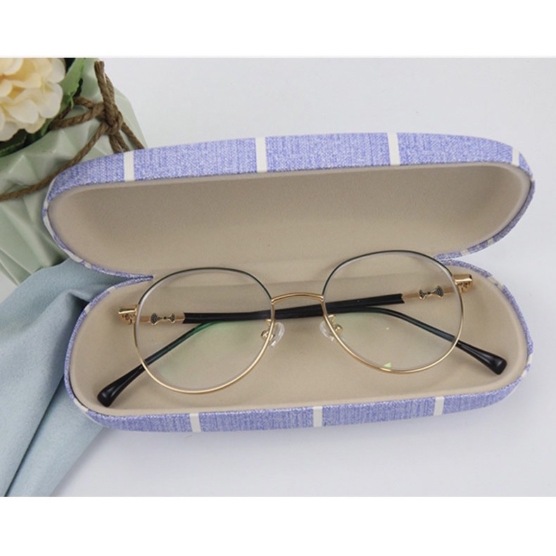 กล่องแว่น-ผ้าเช็ดแว่นตาคละสี-gz04