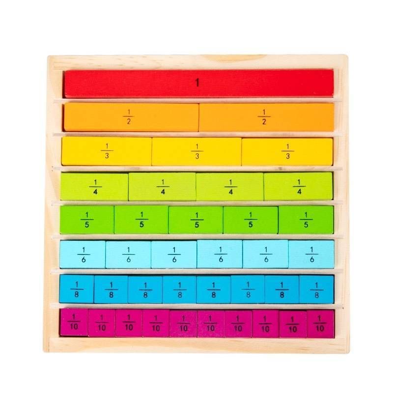 vi-vi-wood-toy-fractions-board-ชุดของเล่นไม้สอนเรื่องเศษส่วนเบื้องต้น