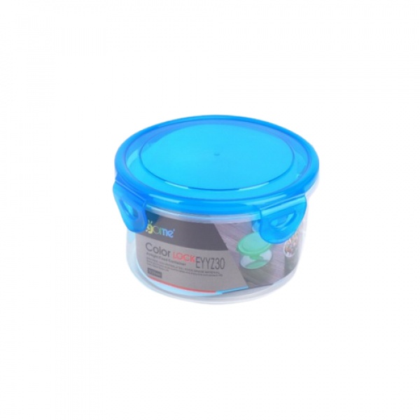 gome-กล่องถนอมอาหารพลาสติกทรงกลม-eyyz30-530ml-สีฟ้า