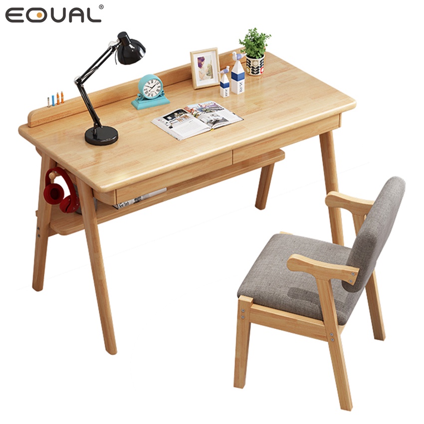 equal-โต๊ะไม้-พร้อมลิ้นชัก-โต๊ะญี่ปุ่น