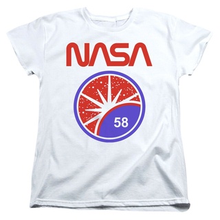 HH เสื้อยืดแฟชั่นผู้ชายคอกลมผ้าฝ้ายพิมพ์ลายดาว 58 Tee Nasa เสื้อยืด 2021 คอกลมเสื้อยืด