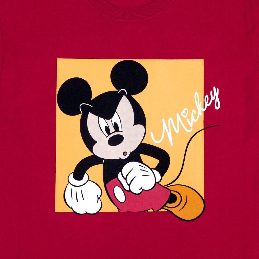 disney-t-shirt-men-amp-women-mickey-and-friends-เสื้อยืดครอบครัวมิกกี้เมาส์และผองเพื่อน-สินค้าลิขสิทธ์แท้100-characters