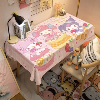 ผ้าปูโต๊ะรับประทานอาหาร ลายการ์ตูน Sanrio Cinnamon Dog Girl Heart น่ารัก กันฝุ่น สําหรับหอพัก
