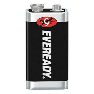 ถ่านเอเวอเรดี้ สีดำ Eveready battery ขนาด 9V