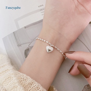 Fancyqube S925 Sterling Silver Bracelet For Women Accessories Rice Grain Love Jewelry