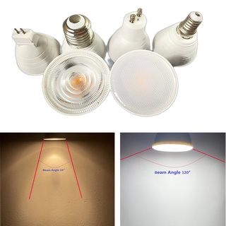 ภาพย่อรูปภาพสินค้าแรกของหลอดไฟ Led 6W E27 E14 MR16 Gu10 Gu5.3 220 V - 240 V 24 / 120 องศา LED Spotlight
