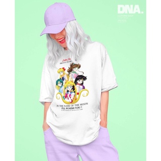 🌈Styleเสื้อยืดเซเลอร์มูนOversize”พร้อมส่ง”💖ผ้าคอตตอนนิ่ม อก42-44”