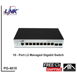 Link L2 Managed Gigabit Switch 10-Port L2 Managed Switch PG-4010