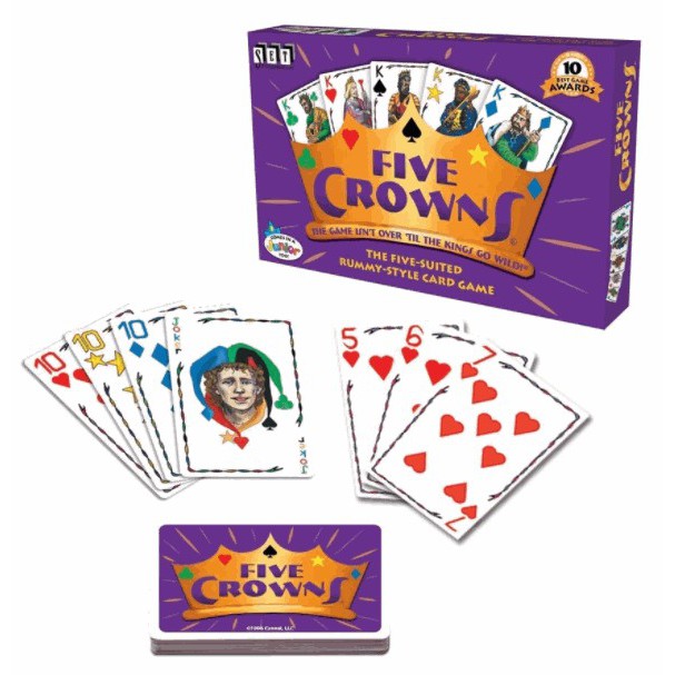 five-crowns-quiddler-board-game-for-the-fun-บอร์ดเกม-ตัวตลกทั้งห้า-เกมสำหรับครอบครัว