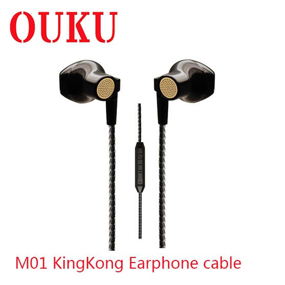 หูฟัง3-5รุ่นใหม่เสียงดี-ราคาถูก-รูปทรงearphone-ouku-m01-ดีไซน์สวยงามทันสมัย-พร้อมส่ง