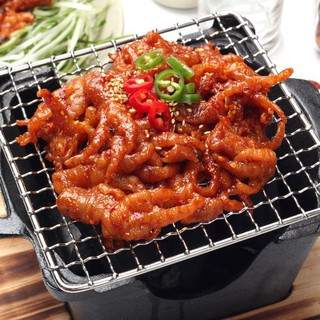 สินค้า พร้อมส่ง 양념닭발 ขาไก่(ไม่มีกระดูก)เผ็ดเกาหลี Seasoned Chicken Foot for Grill 180g/1kg