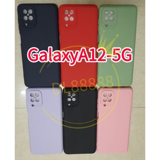 GalaxyA12👍พร้อมส่งในไทย👍เคสTPU​นิ่ม​สีพาสเทลคลุมกล้อง For​ Samsung Galaxy A12(5G) GalaxyA12(5G)