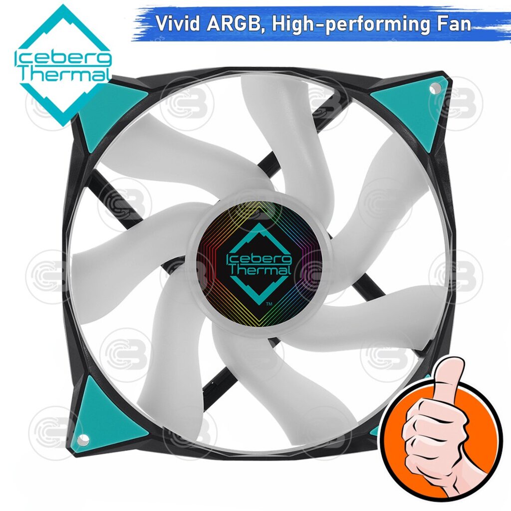 coolblasterthai-iceberg-thermal-fan-case-icegale-a-rgb-black-140-size-140-mm-ประกัน-2-ปี