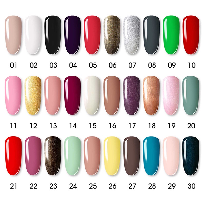 rosalind-nail-polish-mini-nail-gel-polish-glass-bottle-colorful-selection