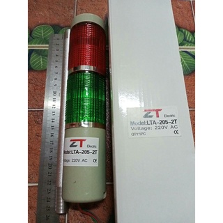 (1ชุด) ทาวเวอร์ไลท์ 2ชั้น LTA-205-2T AC220V (แบบไฟค้างไม่มีเสียง) ไส้ LED คุณภาพดีเยี่ยม มีไฟสีแดงสีเขียว พร้อมส่ง