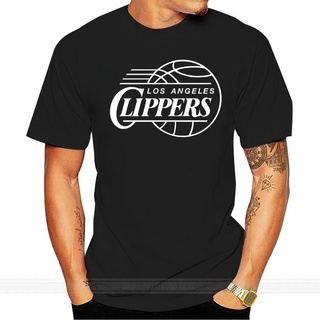 เสื้อยืดผู้ชาย90 - เสื้อยืดผู้ชายเทรนด์ร้อนLAClippers-แฟนสีดําLobCityบาสเกตบอลLosAngelesHarajukuท็อ