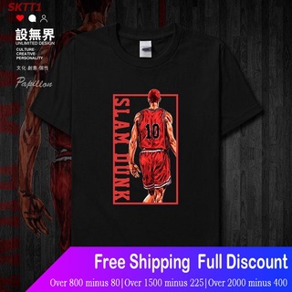 SKTT1 เสื้อยืดผู้ชายและผู้หญิง Sports Anime SHOHOKU Slam Dunk（ Basketball）graphic Design Print Tee Mens Cotton O-neck T