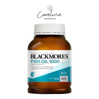 แพ็คเกจใหม่! Blackmores Fish Oil 1000mg 400 แคปซูล 🇦🇺 แบลคมอร์ส น้ำมันปลา