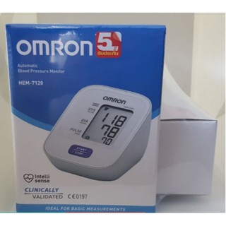 Omron เครื่องวัดความดัน รุ่น hem-7120 พร้อม Adapter+ถ่าน (รับประกันศูนย์ 5 ปี)