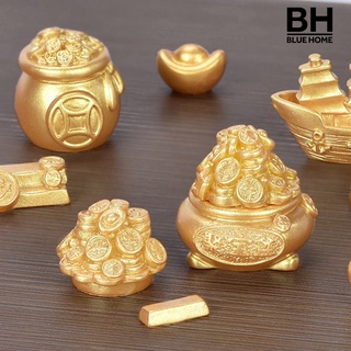 Lan ม้วนเงิน เรซิ่น สีทอง สําหรับตกแต่งบ้าน ต้นน้ําเต้า ปีใหม่ diy