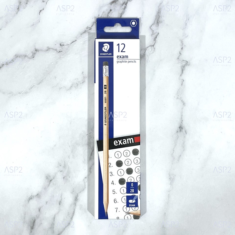 ดินสอดำ-2b-ทำข้อสอบ-staedtler-ดินสอทำข้อสอบ-ด้ามสีไม้-ยกกล่อง-12-แท่ง