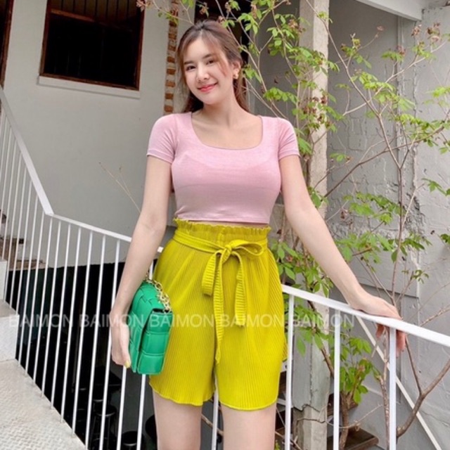 lil-short-pleat-กางเกงอัดพลีทขาสั้น-น่ารักมาก-ถูกที่สุด-หวานสุดอะไรสุด