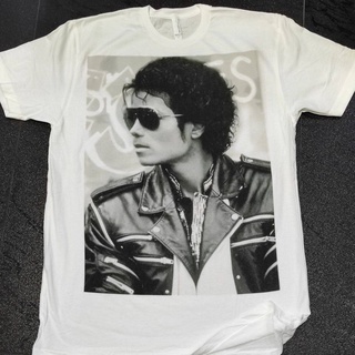 เสื้อยืดผ้าฝ้ายพิมพ์ลาย pRzf    นีออน  เสื้อยืดวง MJ Michel Jackson  ลิขสิทธิ์แท้   รอ     Year