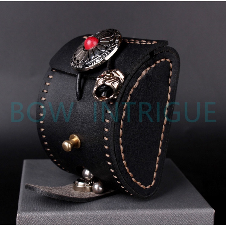 msia-stok-net-red-handmade-leather-two-in-one-special-steel-ball-bearing-package