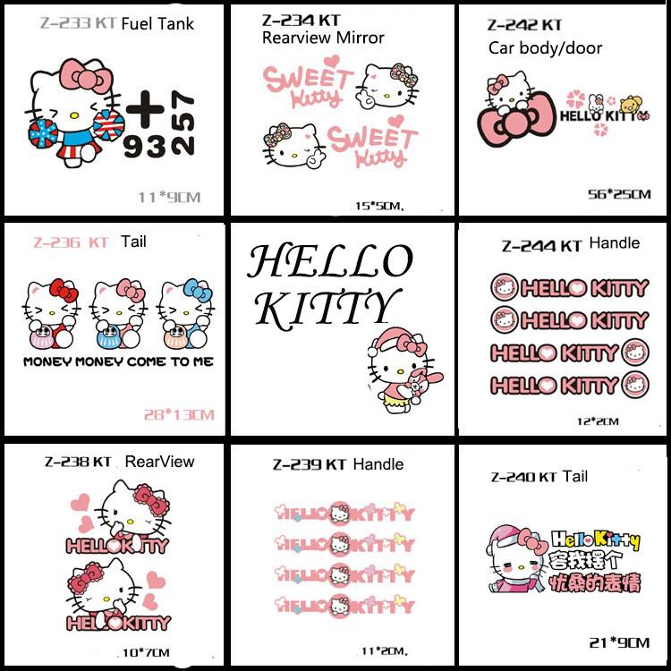 ภาพหน้าปกสินค้าสติกเกอร์ ลายการ์ตูน Hello Kitty สำหรับตกแต่งรถยนต์ ซึ่งคุณอาจชอบราคาและรีวิวของสินค้านี้