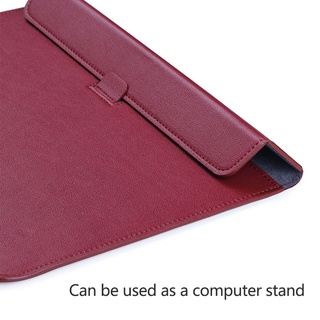 ภาพขนาดย่อของภาพหน้าปกสินค้าเคสกระเป๋าหนัง พร้อมขาตั้ง สําหรับแล็ปท็อป MacBook Pro Air 13 16 นิ้ว iPad Tablet Slim Cover จากร้าน aoowu.th บน Shopee ภาพที่ 4