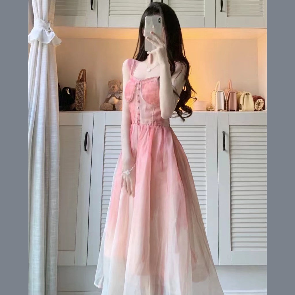 hot-sale-22425gentle-wear-womens-2022-new-korean-version-french-age-reducing-mid-length-dress-with-waist-and-slimming