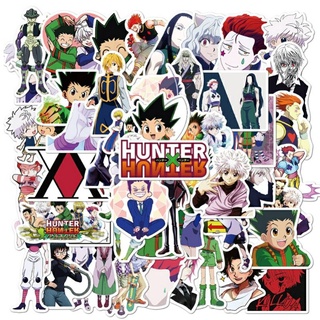 ⚡พร้อมส่ง⚡สติกเกอร์HunterXHunter ชุด 50 ชิ้น Stickerตกแต่ง สติกเกอร์การ์ตูนดัง