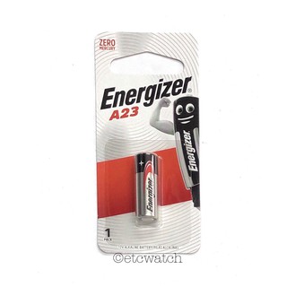 พร้อมส่ง&gt; ถ่านอัลคาไลน์ ถ่านรีโมทรถยนต์ ถ่านกริ่งไร้สาย Energizer A23 / 23A 12V (1 ก้อน) Energizer