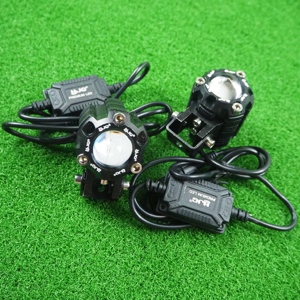 ไฟสปอร์ไลท์-ไฟสปอร์ตไลท์-ไฟสปอร์ตไลท์มอเตอร์ไซค์-led-2ดวง-มีตัวต้านทานบัลลาสต