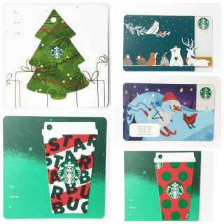 ภาพหน้าปกสินค้าบัตรสตาร์บัค บัตรเปล่า ไม่มีเงินในบัตร ลายคริสต์มาส Starbucks Christmas card ( Starbuck ) ที่เกี่ยวข้อง