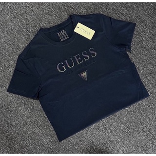 Guess เสื้อยืดแขนสั้น ผ้าฝ้าย พิมพ์ลาย แฟชั่นฤดูร้อน สําหรับผู้ชาย และผู้หญิง