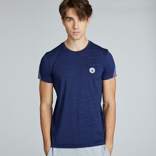 BODY GLOVE ACTIVE SUMMER 2020 MEN CREW NECK TEE เสื้อคอกลมผู้ชายรุ่นแขนพิมพ์ลาย สีกรมท่า Navy