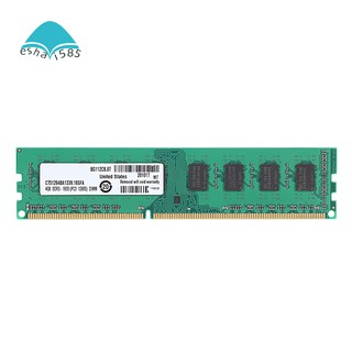 Ddr 3 4 Gb Ram Pc 3-12800 1 . 5 V 1600 Mhz 240 Pin Unbuffered และ Non - C อุปกรณ์เสริมสําหรับคอมพิวเตอร์