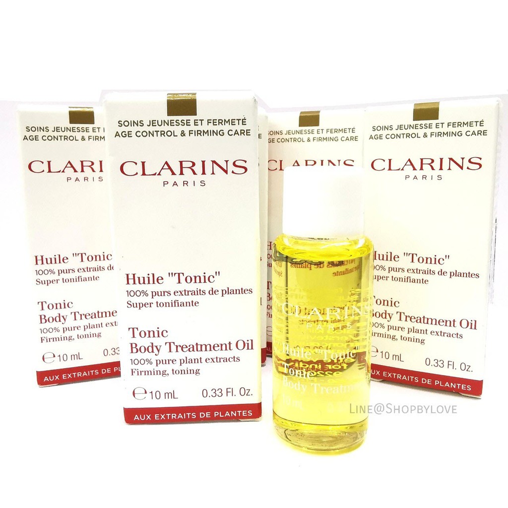 Clarins Huile "Tonic" Body Treatment Oil 10ml (ขนาดเล็ก) Shopee Thailand