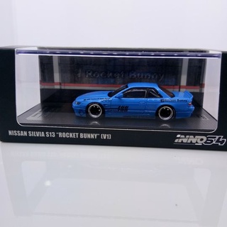 INNO64 No. IN64-S13V1-LBL NISSAN SILVIA S13 PANDEM- "ROCKET BUNNY" (V1) LIGHT BLUE