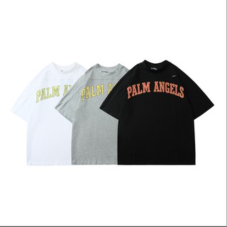 เสื้อยืดแขนสั้นพิมพ์ลายตัวอักษรทรงหลวมสําหรับผู้หญิง