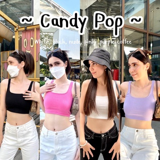 💞Candy Pop💞 เสื้อครอปมาใหม่ สีสันสดใสน่ารักมากกกก พร้อมส่งนะค้า จัดเลย Cropbkk ♡