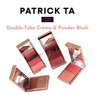 ภาพหน้าปกสินค้าสีใหม่!!!! พร้อมส่ง PATRICK TA DOUBLE-TAKE CREME & POWDER BLUSH ซึ่งคุณอาจชอบราคาและรีวิวของสินค้านี้