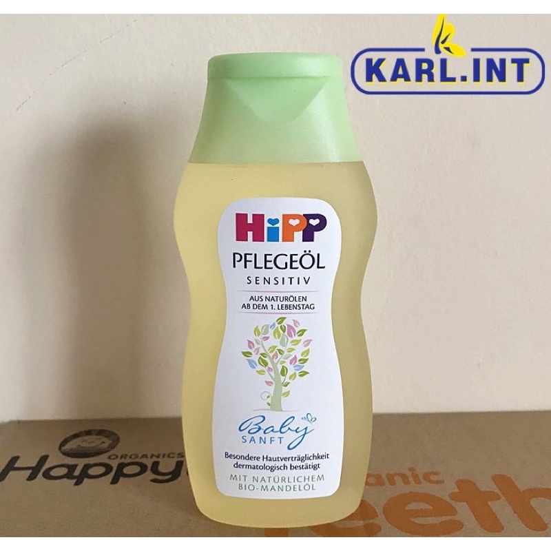 hipp-babyoil-pflegeoil-sensitiv-เบบี้ออยออเกนิกจากประเทศเยอรมัน-ปริมาณ-200-ml