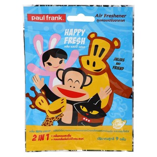 Air freshener AIR FRESHENER SACHET PAUL FRANK HAPPY FRESH 9G Air freshener desiccant Home use น้ำหอมปรับอากาศ ถุงหอมปรับ