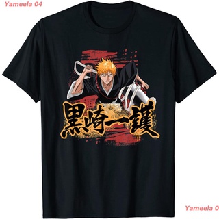 [2022]ผ้าฝ้ายคอกลม New เสื้อยืดพิมพ์ลาย Bleach Ichigo Kanji And Symbol discount from dntokobthy