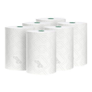 กระดาษเช็ดมือชนิดม้วน SCOTT  AIRFLEX Printed Slim Roll Hand Roll Towel 86223