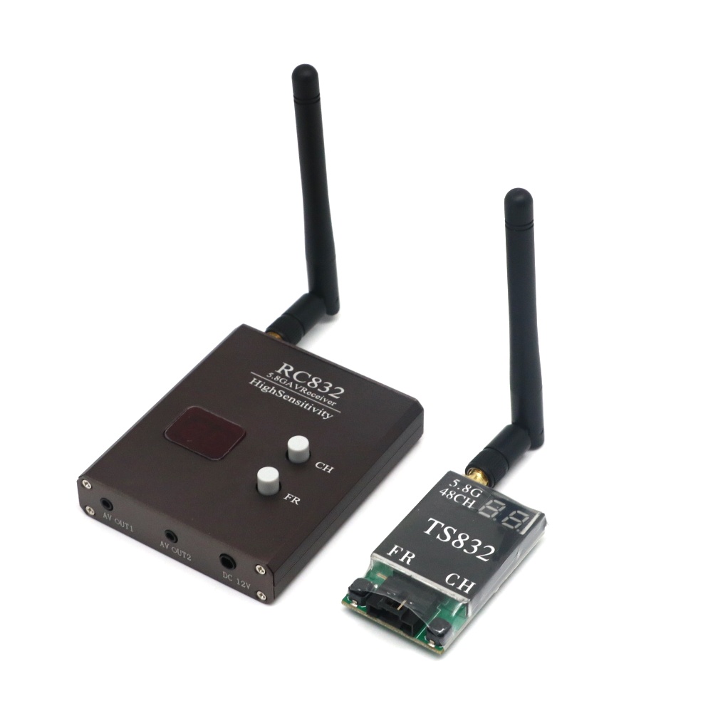 เครื่องส่งสัญญาณ TS832 และตัวรับสัญญาณ RC832 48CH 5.8G 600mw 5 กม. ...